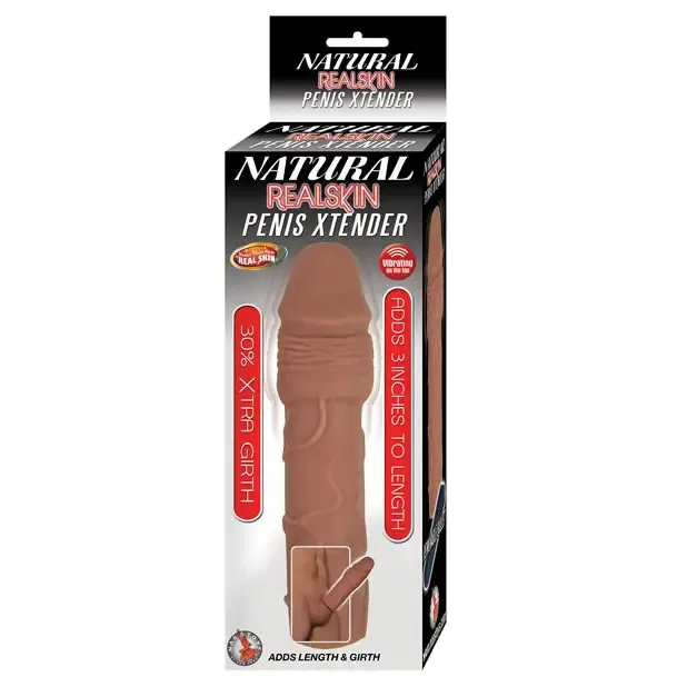 Natural Realskin Penis Xtender With Removable Bullet Waterproof Flesh Novelties By Nasswalk Female Sex Toys Natural Realskin Penis Xtender With Removable Bullet Waterproof Flesh Novelties By Nasswalk Female Sex Toys