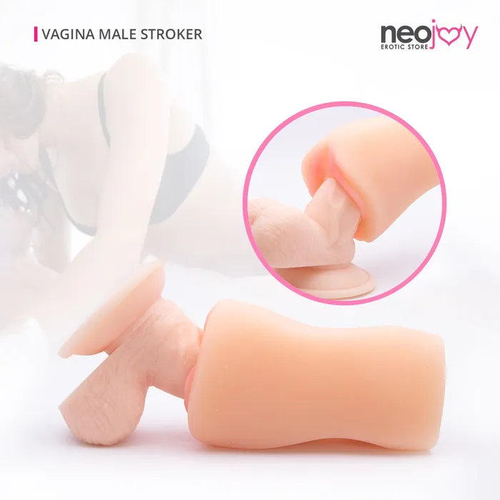 Neojoy Flesh Male Stroker Pocket Pussy Masturbator 51inch 13cm Neojoy Male Sex Toys