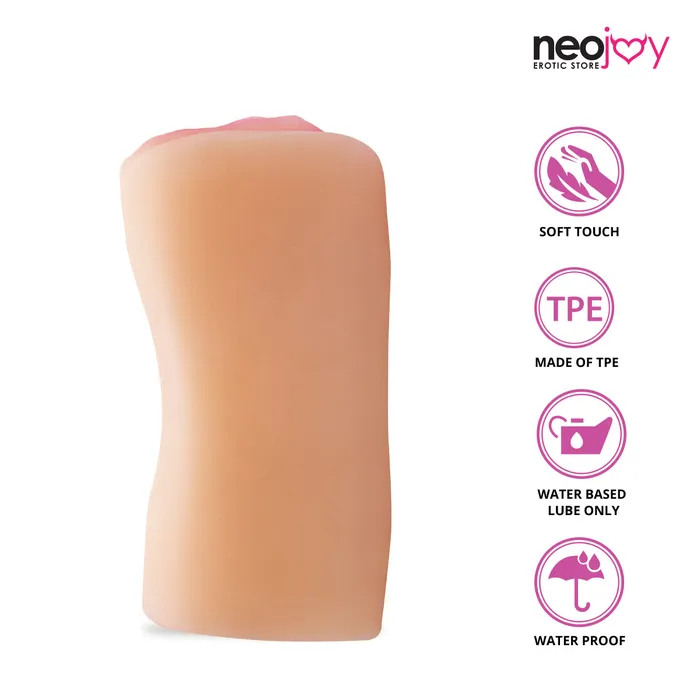 Neojoy Flesh Male Stroker Pocket Pussy Masturbator 51inch 13cm Neojoy Male Sex Toys