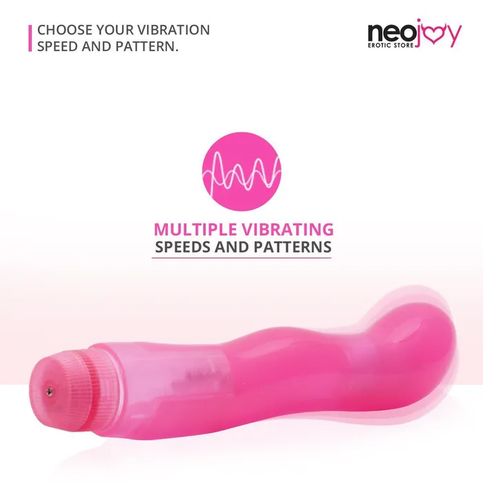 Neojoy Jelly Mini vagina Vibrator PVC Pink 688 inch 175cm Neojoy Vibrators