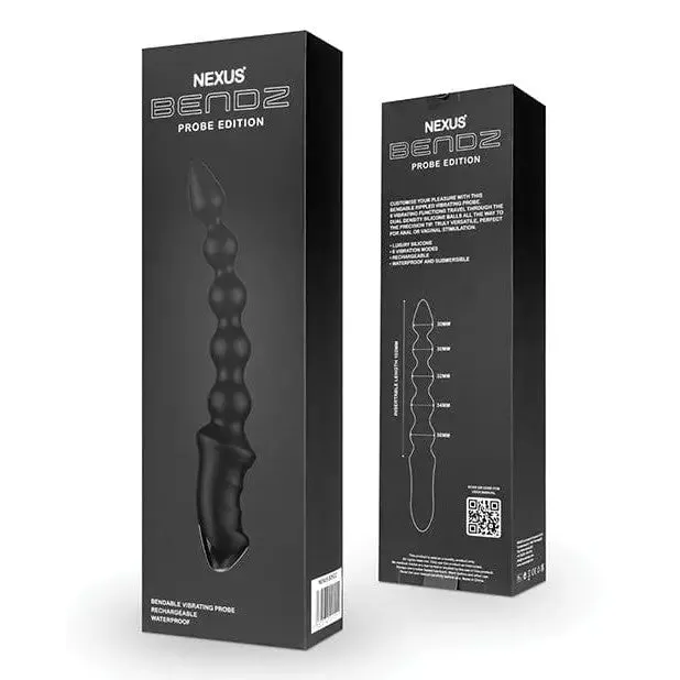 Nexus Bendz Bendable Vibrating Probe Black Nexus Anal