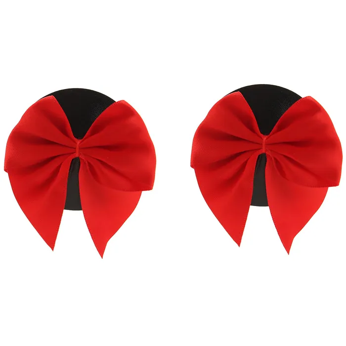Nipple Couture Red Bow Covers Little Genie Vibrators Nipple Couture Red Bow Covers Little Genie Vibrators