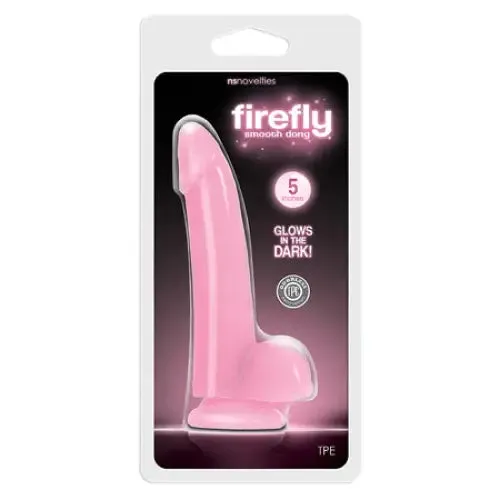 NS Novelties Dildos Firefly Smooth Dong 5 in Dildo Pink