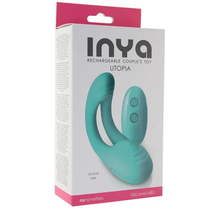 ns novelties Inya Utopia Couples Vibe in Teal Vibrators