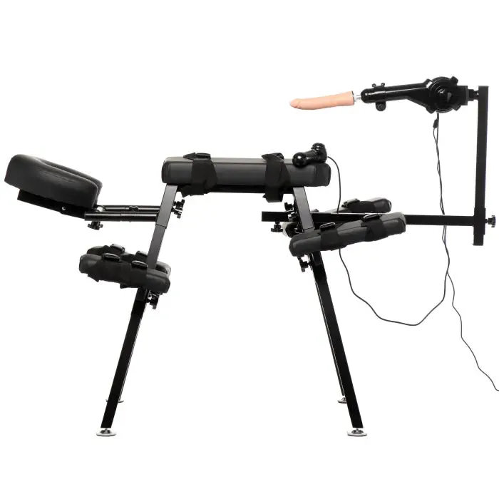 Obedience Chair With Sex Machine Master Series Female Sex Toys