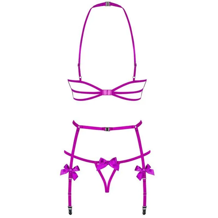 Obsessive Anal Obsessive Delishya 3 pcs Set Purple LXL
