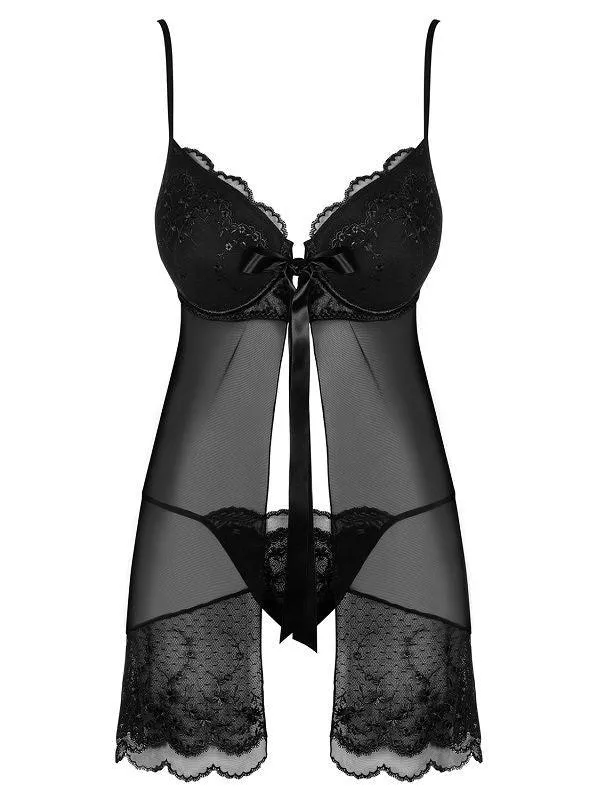Obsessive Sexy Lingerie Kisselent Babydoll Black Obsessive Anal