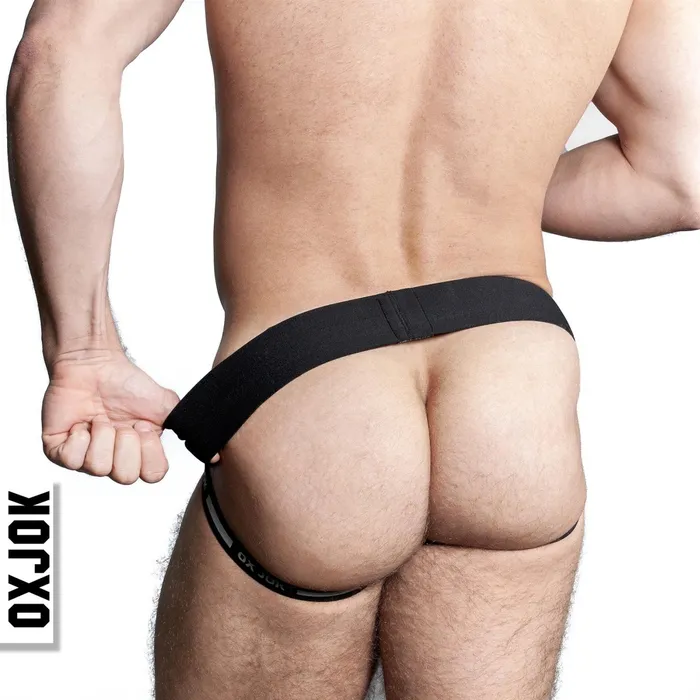Oxballs Oxballs OxJok Airmesh Jock Tar Black Anal