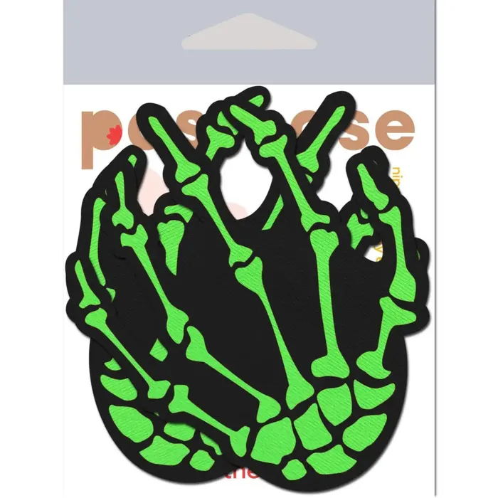 Pastease Dildos Pastease Neon Green Skeleton Hands Pastease Dildos Pastease Neon Green Skeleton Hands