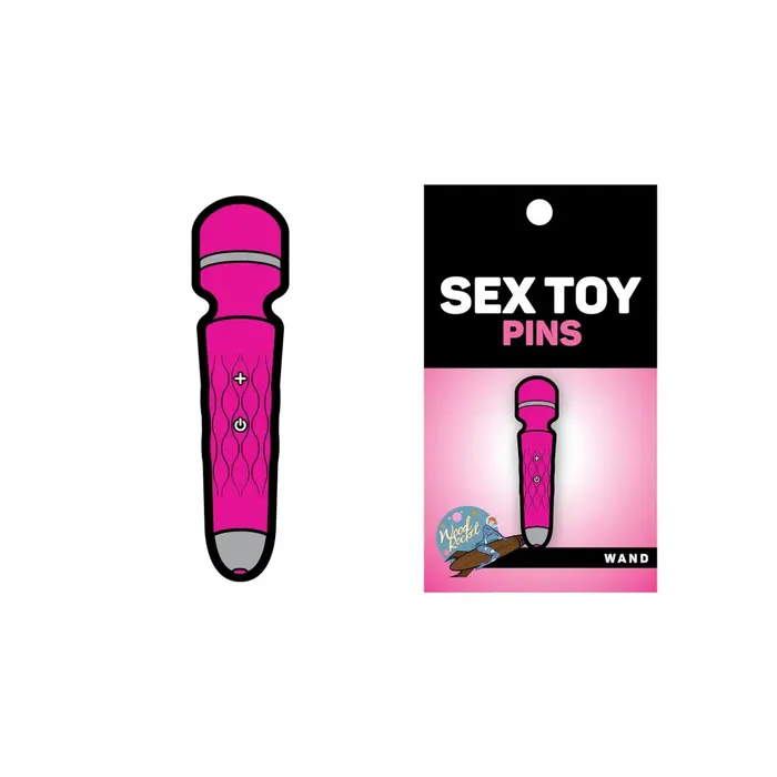 Pink Wand Pin WoodRocket Vibrators