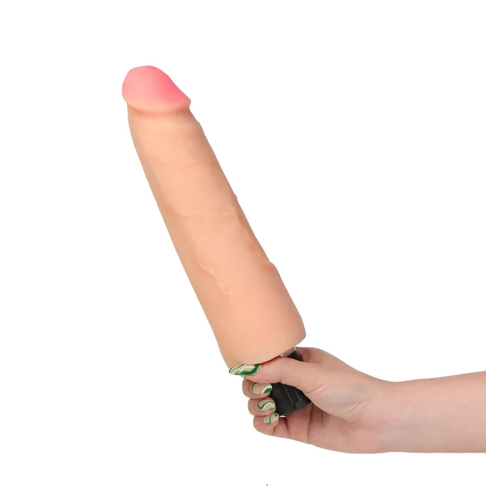 Pipedream Real Feel 10 Vibrating Dildo 105 Beige Pipedream Products Dildos