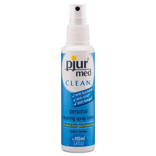 pjur Med Clean Spray 100 ml Toy Cleaner Intimate Hygiene Spray Pjur Vibrators pjur Med Clean Spray 100 ml Toy Cleaner Intimate Hygiene Spray Pjur Vibrators