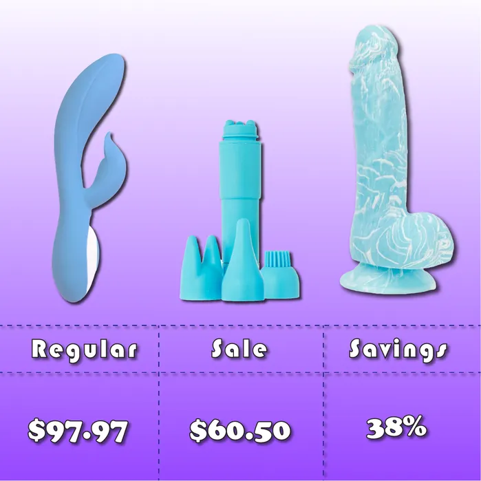 Pure Love Into The Blue Bundle 2 PL Vibrators