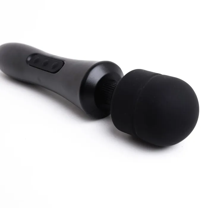 R141 Wireless Wand Massager Splash Proof Black SM DOMAIN Vibrators