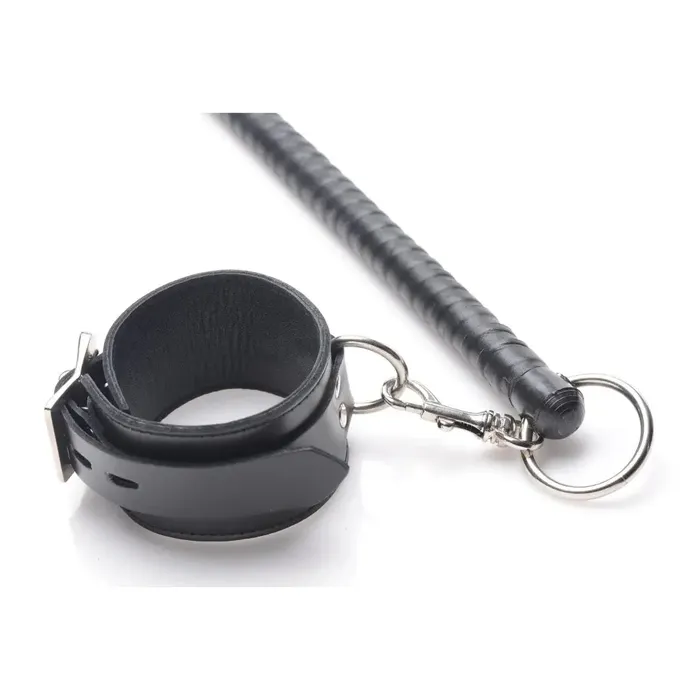 Restraints Strict Leather Leather Wrapped Spreader Bar With Cuffs Restraints Strict Leather Leather Wrapped Spreader Bar With Cuffs