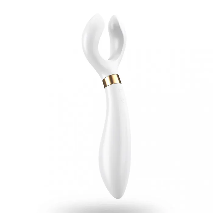 Satisfyer Vibrators Satisfyer Partner Multifun Vibrator 3 White Silicone MultiUse Vibrator