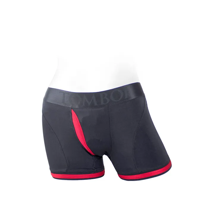 SpareParts Vibrators SpareParts Tomboii Red Trim Boxer Briefs