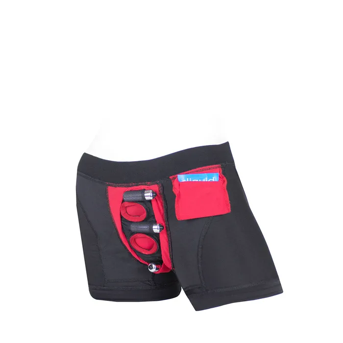 SpareParts Vibrators SpareParts Tomboii Red Trim Boxer Briefs