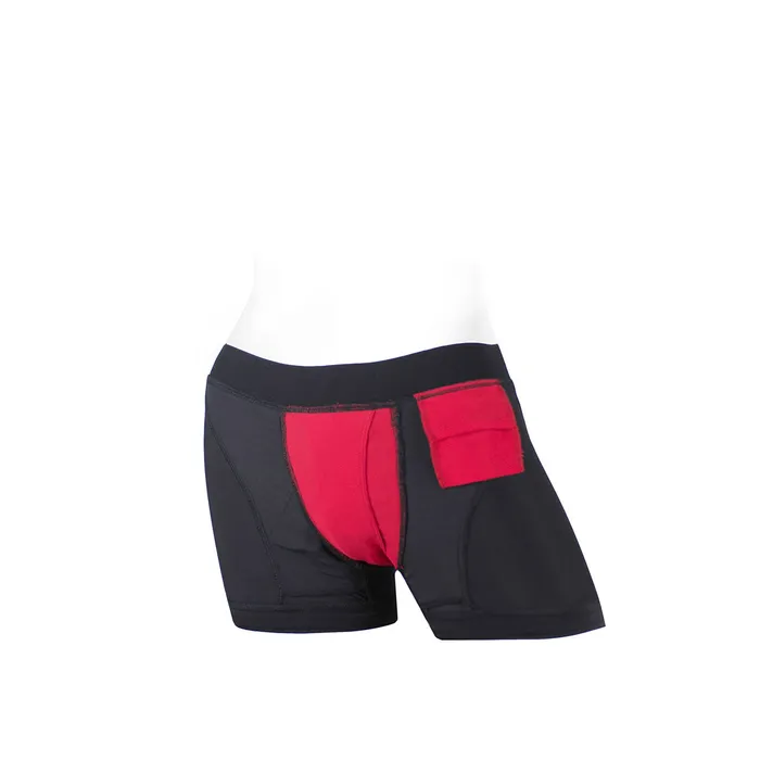 SpareParts Vibrators SpareParts Tomboii Red Trim Boxer Briefs