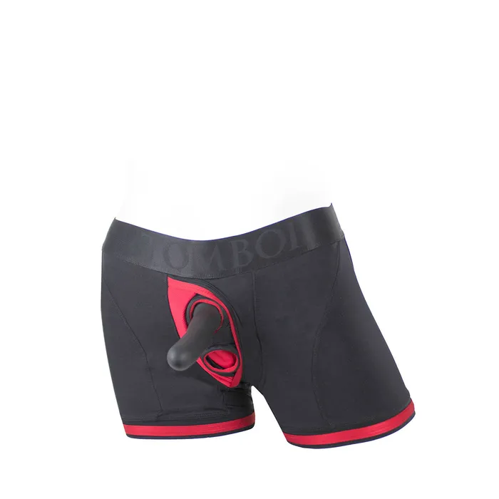 SpareParts Vibrators SpareParts Tomboii Red Trim Boxer Briefs