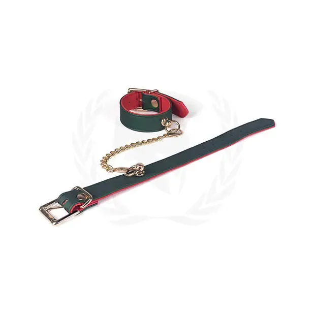 Spartacus Pu Beginners Wrist Restraints Greenred Spartacus Restraints