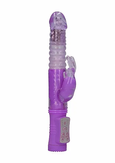Thrusting Rabbit Vibrator Purple HonourSkintwocom Vibrators