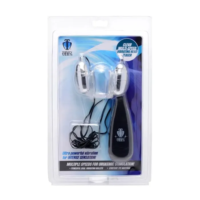 Trinity Vibes Vibrators Clear Multispeed Vibrating Head Teaser