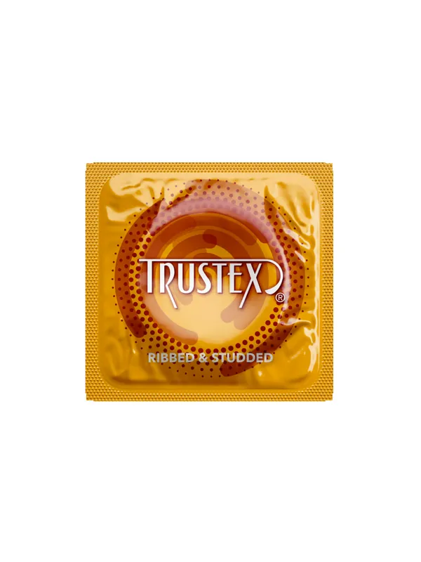Trustex Male Sex Toys Trustex Ribbed and Studded Condom