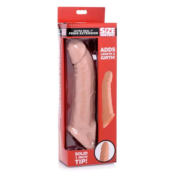 Ultra Real 1 Inch Solid Tip Penis Extension Size Matters Male Sex Toys Ultra Real 1 Inch Solid Tip Penis Extension Size Matters Male Sex Toys