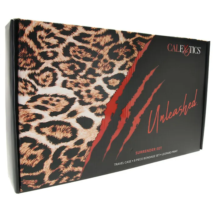Unleashed Surrender Leopard Bondage Set CalExotics Couples