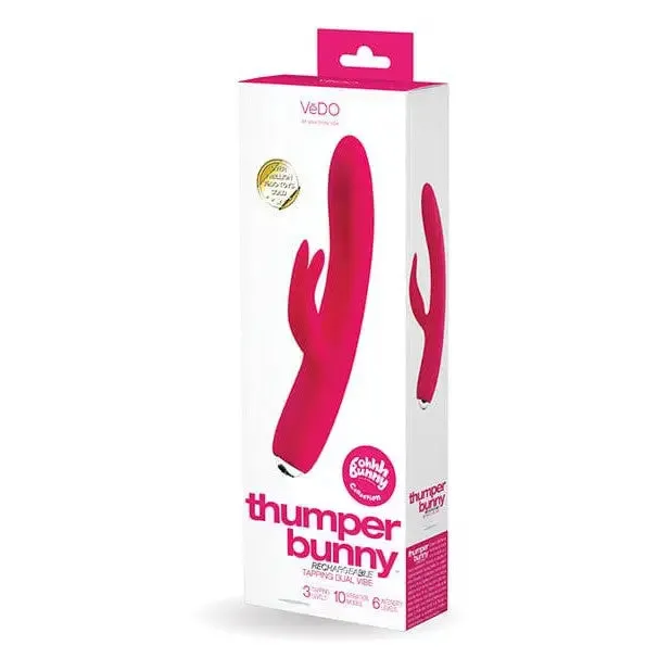 Vedo Thumper Bunny Rechargeable Dual Vibe VDO Vibrators Vedo Thumper Bunny Rechargeable Dual Vibe VDO Vibrators