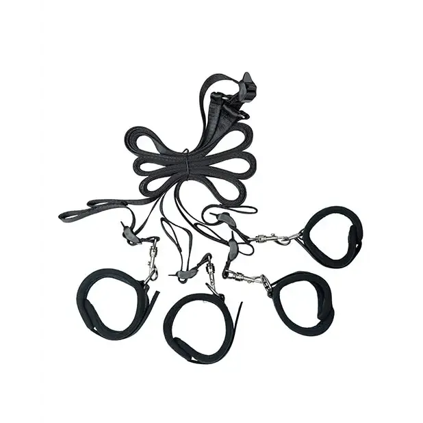 Vibrators BMS Enterprises Punishment 5 pc Bed Restraints Vibrators BMS Enterprises Punishment 5 pc Bed Restraints