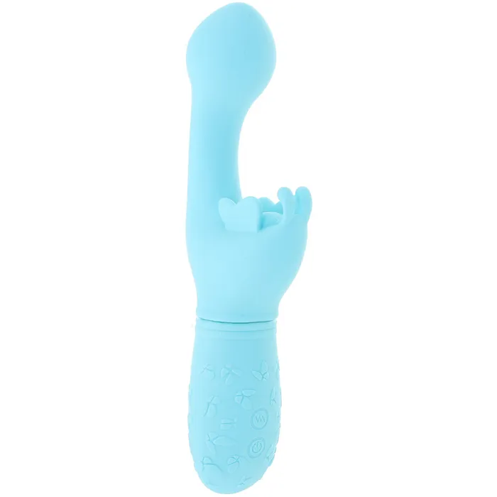 Vibrators CalExotics Rechargeable Butterfly Kiss Vibrator in Blue