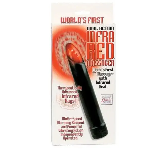 Vibrators Dual Action Infra Red Massager Multi Speed Black CalExotics