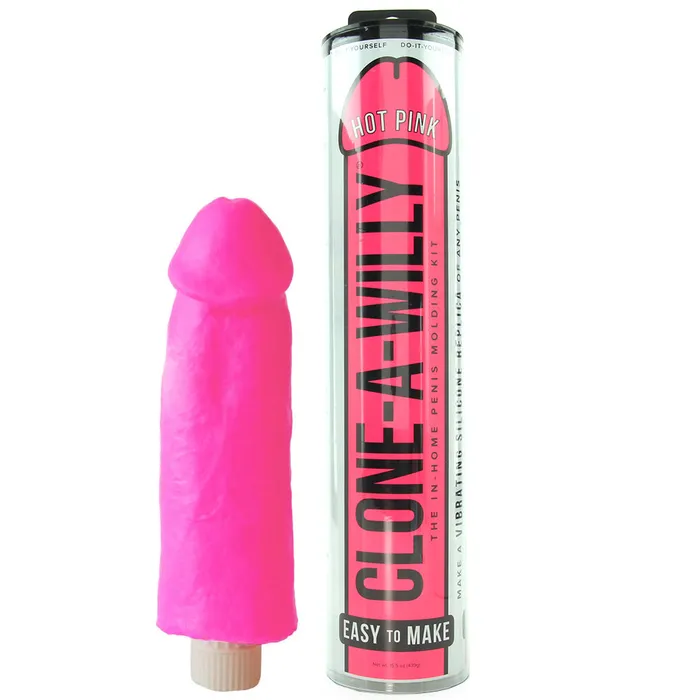 Vibrators Empire Labs CloneAWilly Vibrator Kit in Hot Pink