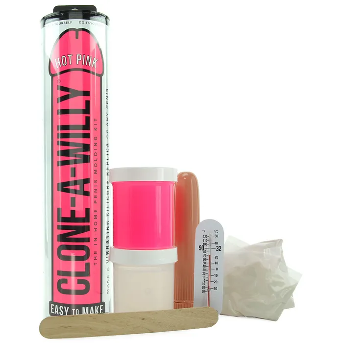 Vibrators Empire Labs CloneAWilly Vibrator Kit in Hot Pink