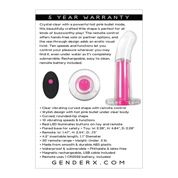Vibrators Gender X Gender X Pink Paradise Clearpink Vibrators Gender X Gender X Pink Paradise Clearpink