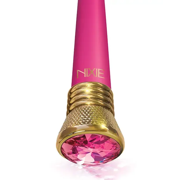 Vibrators Global Novelties LLC Nixie Mystic Wave Satin GSpot Vibe Pink Tourmaline Vibrators Global Novelties LLC Nixie Mystic Wave Satin GSpot Vibe Pink Tourmaline