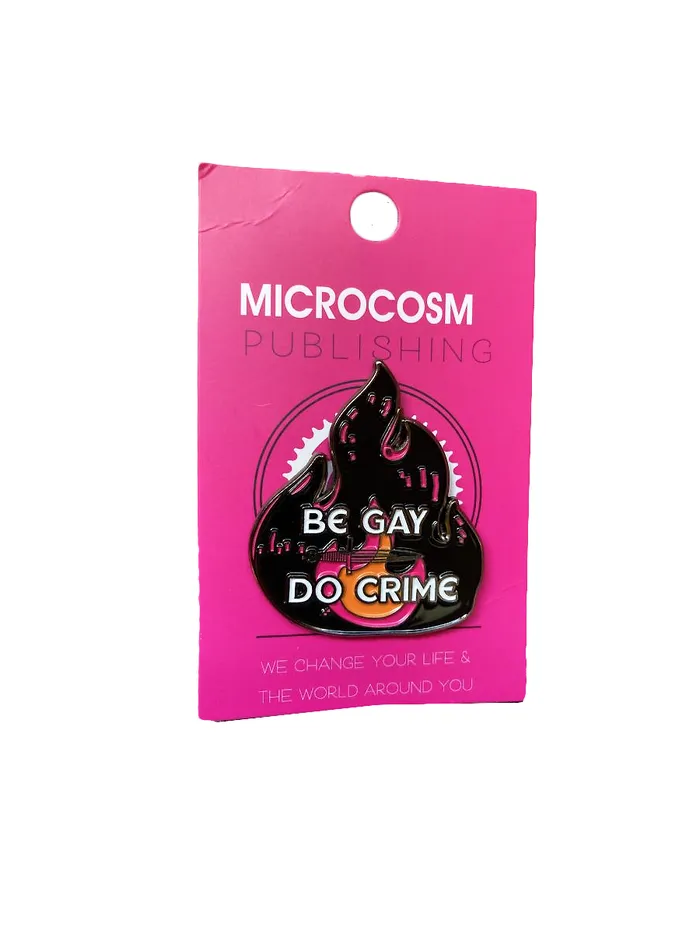 Vibrators Microcosm Be Gay Do Crime Pin
