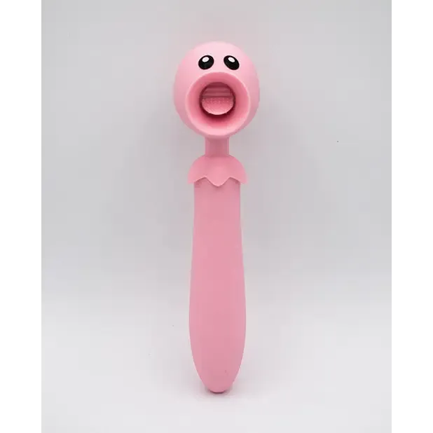 Vibrators Natalies Toy Box Lick N Stick Clit Flicker Gspot Vibe Pink Like A Kitten