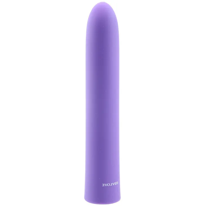 Vibrators Rechargeable Slim Vibe in Purple Evolved Novelties