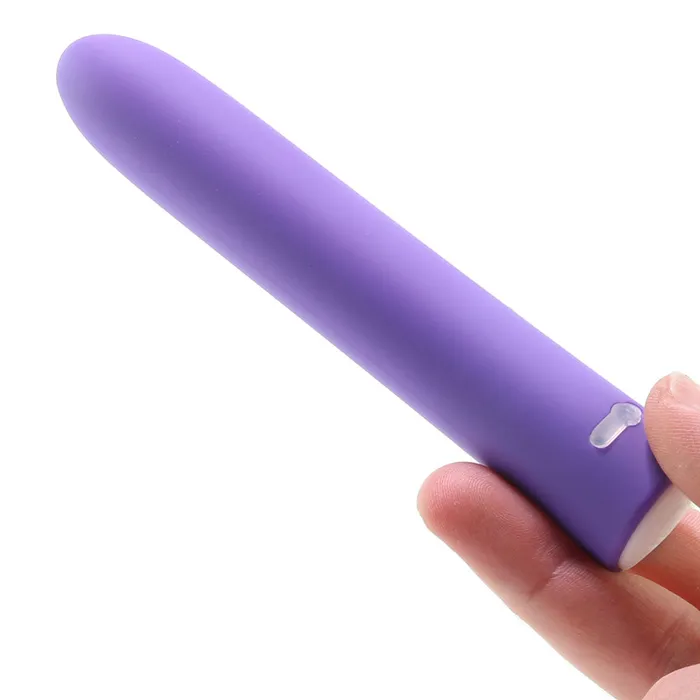 Vibrators Rechargeable Slim Vibe in Purple Evolved Novelties