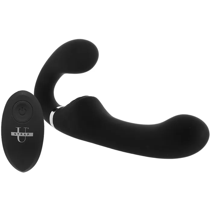 XR Brands Female Sex Toys Strap U Mighty Rider Strapless StrapOn Vibe in Black XR Brands Female Sex Toys Strap U Mighty Rider Strapless StrapOn Vibe in Black