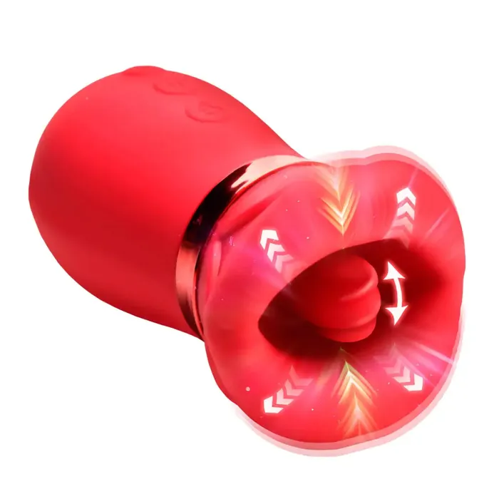 XR Brands Kiss Me More Kissing Sucking And Vibrating Clitoral Stimulator Female Sex Toys XR Brands Kiss Me More Kissing Sucking And Vibrating Clitoral Stimulator Female Sex Toys
