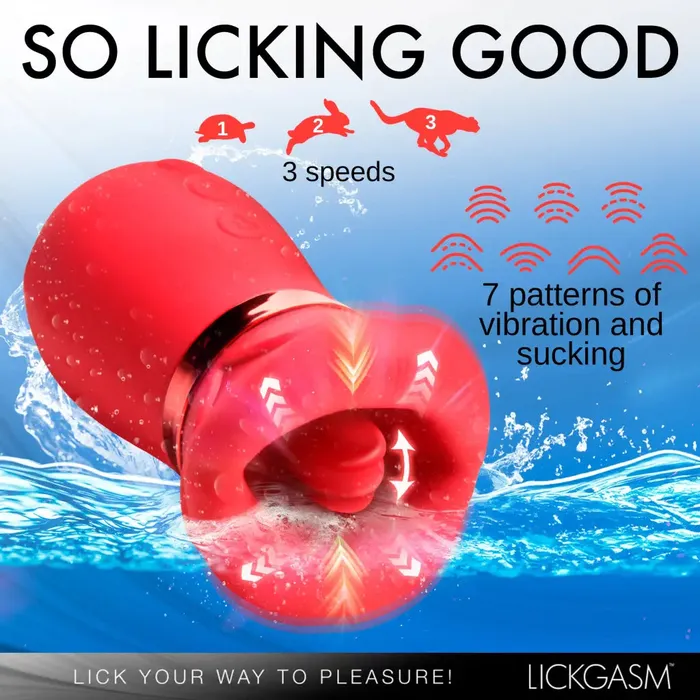 XR Brands Kiss Me More Kissing Sucking And Vibrating Clitoral Stimulator Female Sex Toys