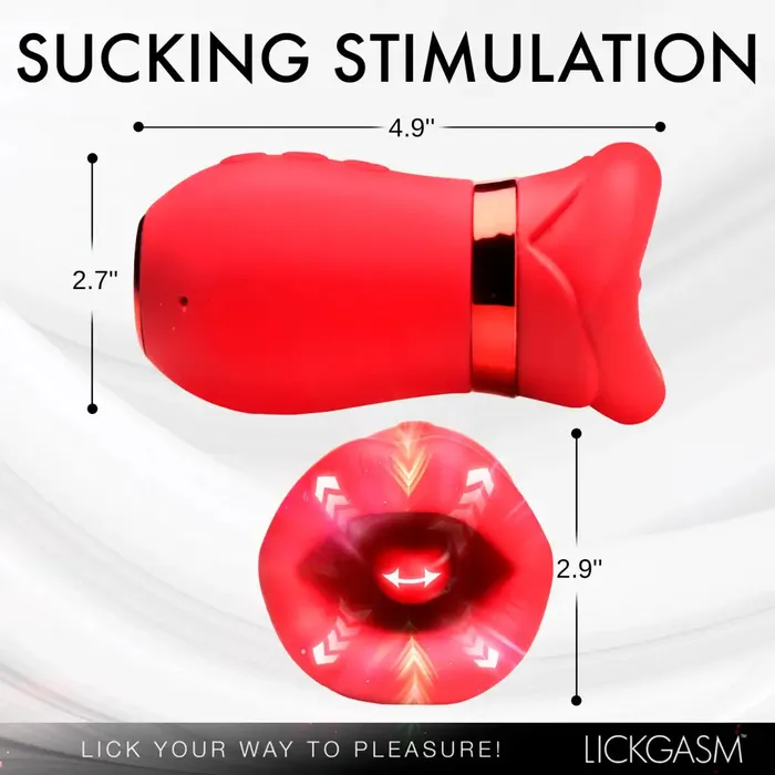 XR Brands Kiss Me More Kissing Sucking And Vibrating Clitoral Stimulator Female Sex Toys