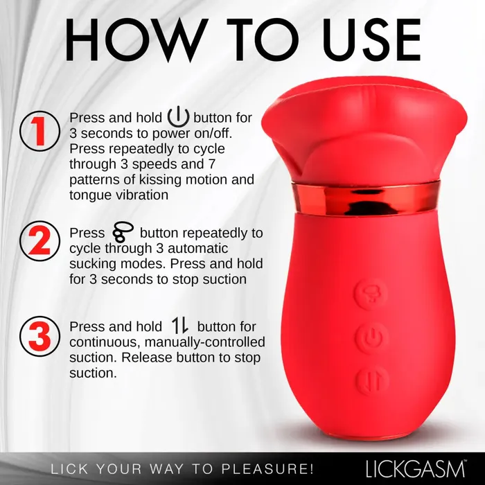 XR Brands Kiss Me More Kissing Sucking And Vibrating Clitoral Stimulator Female Sex Toys