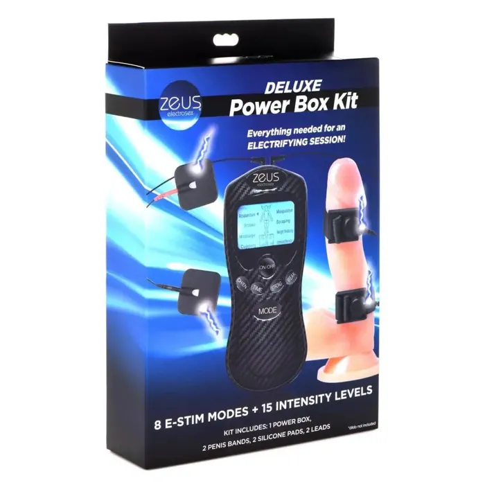 Zeus Electrosex Vibrators Deluxe Power Estim Box Kit