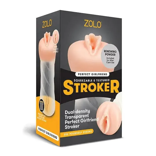 ZOLO Male Sex Toys ZOLO Realistic Perfect Girlfriend Squeezable Textured Stroker ZOLO Male Sex Toys ZOLO Realistic Perfect Girlfriend Squeezable Textured Stroker