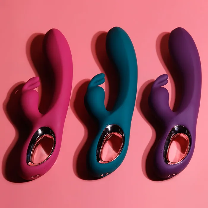 Amovibe G spot Rabbit Vibrator with Dual Motors Female Sex Toys
